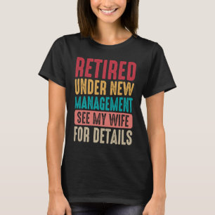 Camiseta Aposentado sob o novo governo Mariband Husband Spo