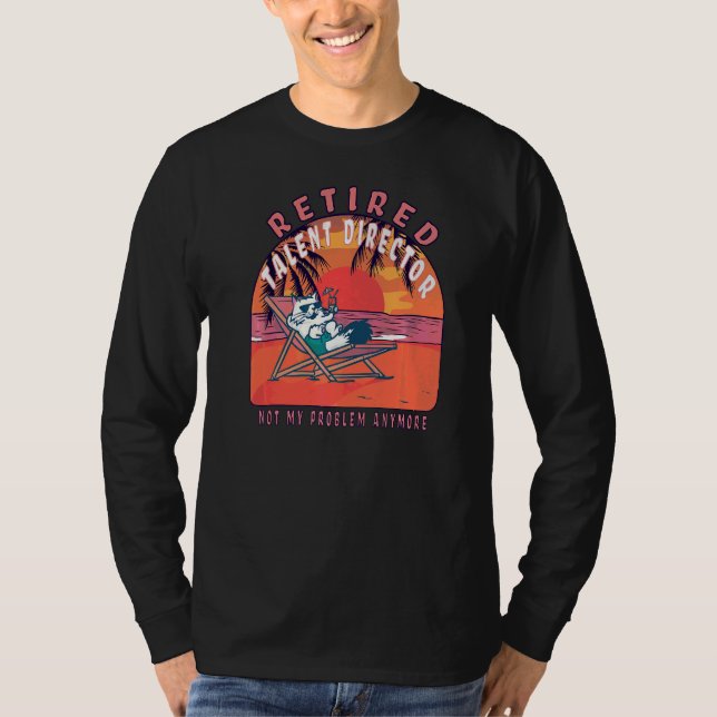 Camiseta Aposentado Talento Diretor de Vintage (Frente)