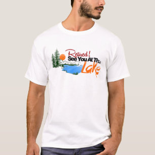 Camiseta Aposentado veja-o no lago