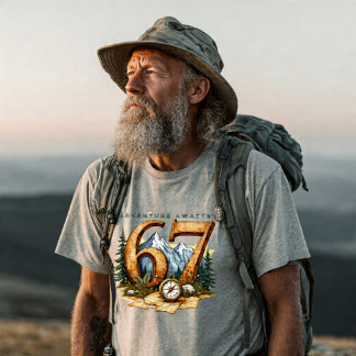 Camiseta Aposentadoria Aventura 67 – Viagens e Ave