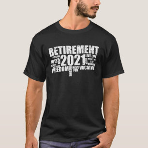 Camiseta Aposentadoria Colega de Trabalho 2021 Homens Mulhe