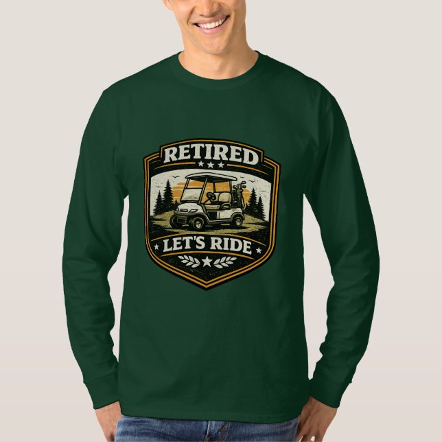Camiseta Aposentadoria de Golfe  (Frente)