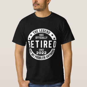 Camiseta aposentadoria divertida, aposentada, bombeiro apos