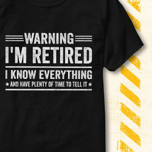 Camiseta Aposentadoria Divertida Para Homens Mulheres Feliz