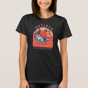 Camiseta aposentadoria do técnico de pneus aposentados
