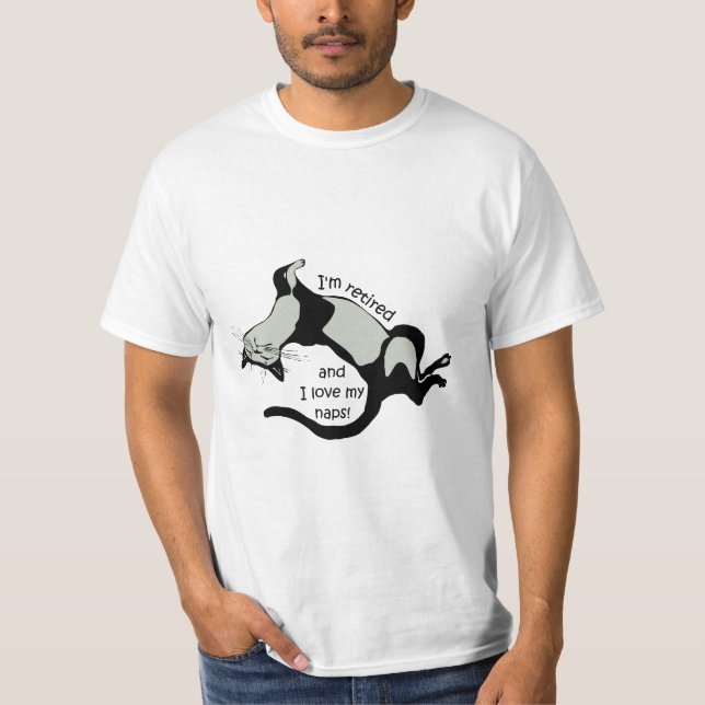 Camiseta aposentadoria engraçada (Frente)