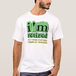 Camiseta aposentadoria engraçada