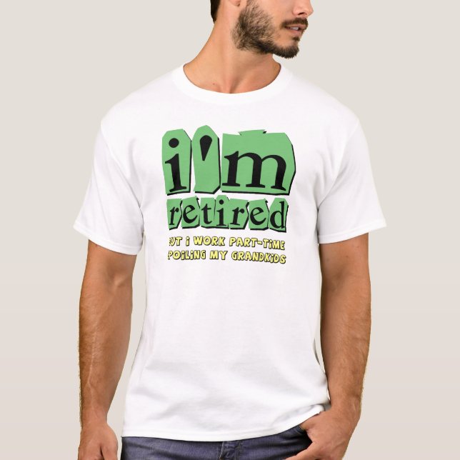 Camiseta aposentadoria engraçada (Frente)