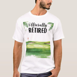 Camiseta Aposentadoria no campo de golfe