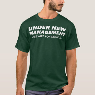 Camiseta Aposentadoria Sob nova direção, veja esposa para d