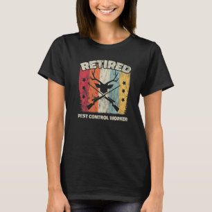 Camiseta Aposentadoria Trabalhador de Controle de Pragas Ap