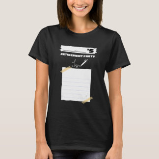Camiseta Aposentar Parte para Assinar Ideia Para Conselho