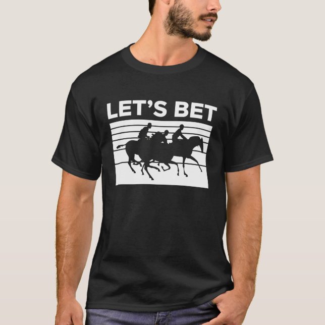 Camiseta Aposta de Cavalo de Apostagem 1 (Frente)