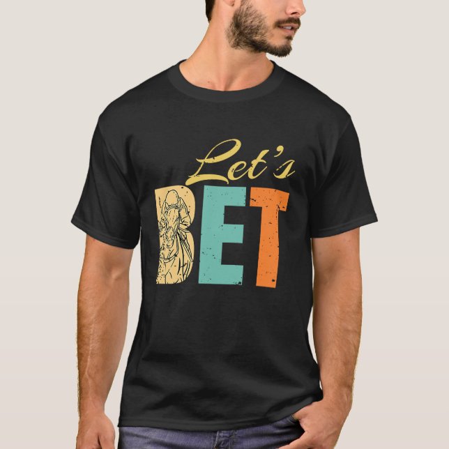 Camiseta Aposta de cavalos de aposto (Frente)