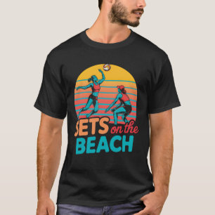 Camiseta Aposta Na Equipe De Voleibol De Praia