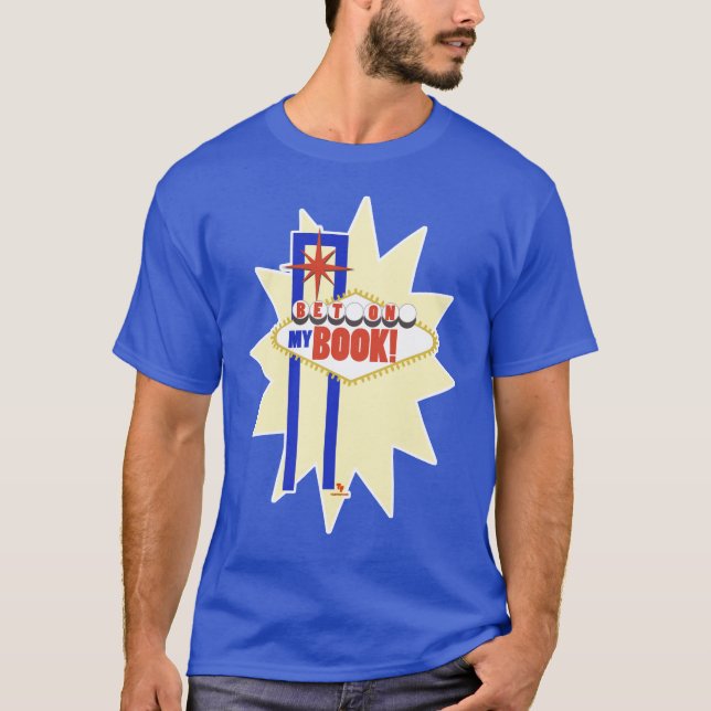 Camiseta Aposta No Meu Livro, Sinal De Vegas Divertido (Frente)