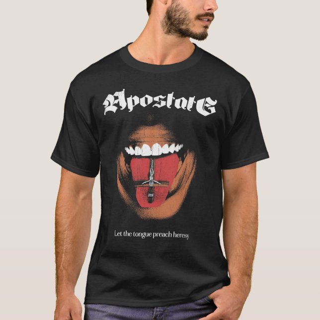 Camiseta Apostato - Design de Streetwear ocultos (Frente)