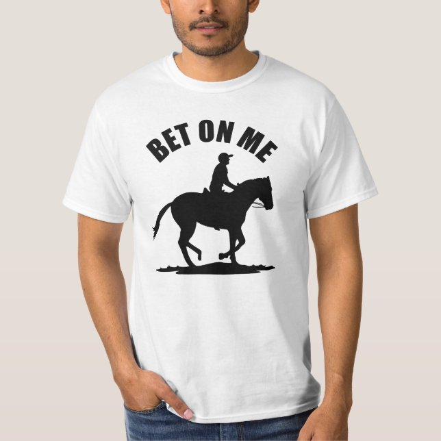 Camiseta Aposte em Mim - Corrida de Cavalos (Frente)