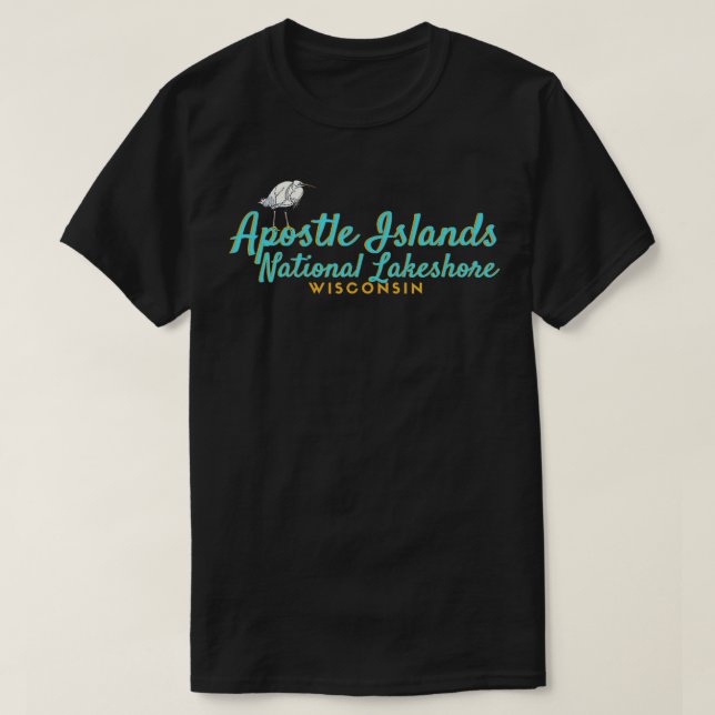 Camiseta Apostle Islands National Lakeshore Wisconsin (Frente do Design)