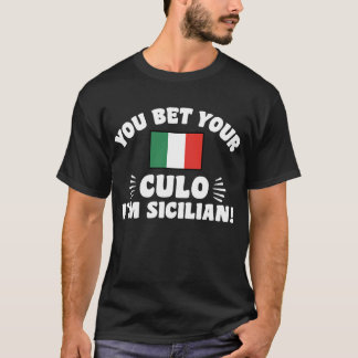 Camiseta Aposto que sou siciliano.