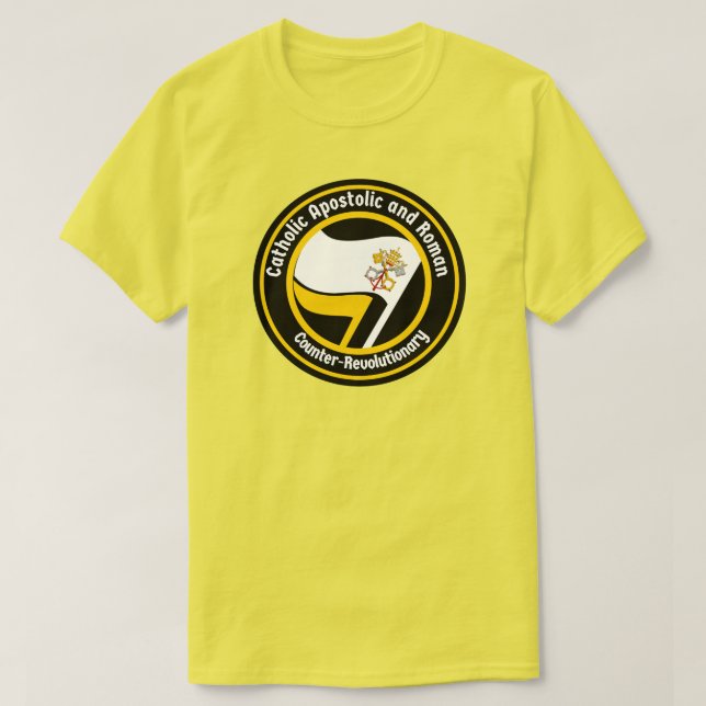 CAMISETA APOSTÓLICO CATÓLICO E ROMANO (Frente do Design)