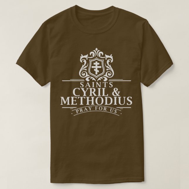 Camiseta Apóstolos do Cirilo e do Metódio das ruas aos Esla (Frente do Design)