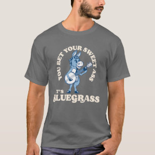 Camiseta Apostou que é Bluegrass! Funny Burro