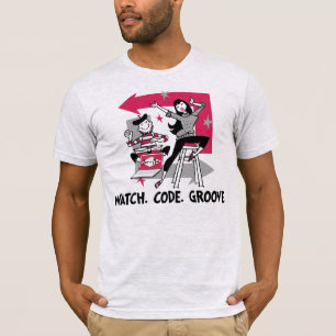 Camiseta App-o-Esteira: Relógio. Código. Sulco