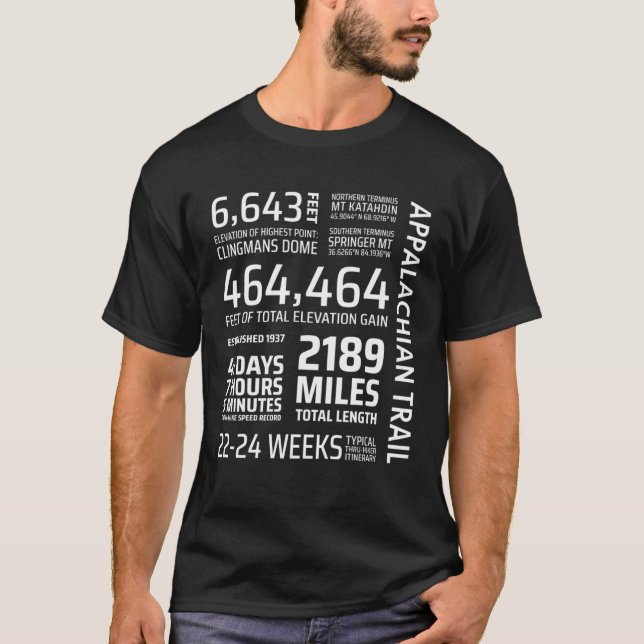 Camiseta Appalachian Trail Angel Crew Runner Section Hiker (Frente)