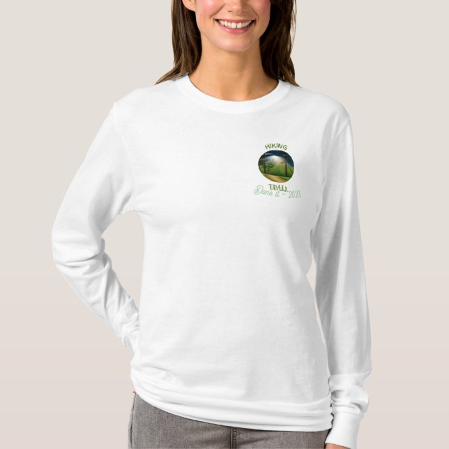 Camiseta Appalachian Trail Hiker White (Frente)