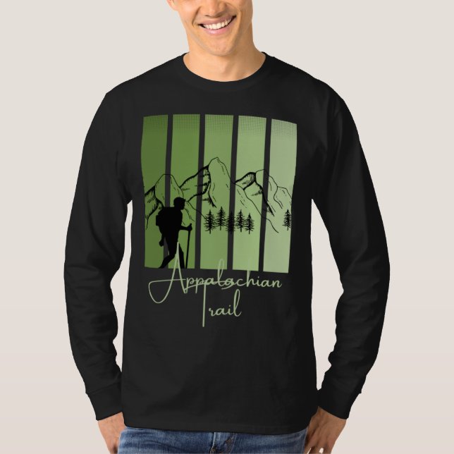 Camiseta Appalachian Trail Hiking National Park East Coast  (Frente)