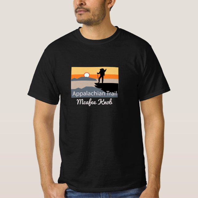 Camiseta Appalachian Trail mcafee knob Vintage Retro (Frente)
