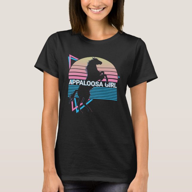 Camiseta Appaloosa Girl Retro (Frente)