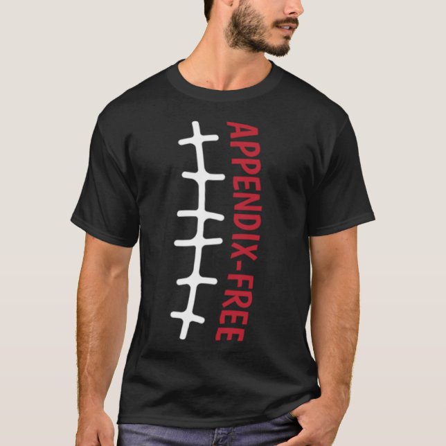 Camiseta Appendectomia Recuperação de Remoção de Apêndice E (Frente)