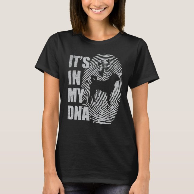 Camiseta Appenzeller DNA Cachorro Mãe Pai Cachorro (Frente)
