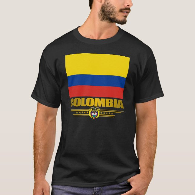 Camiseta Apperal do "Orgulho Colômbia" (Frente)
