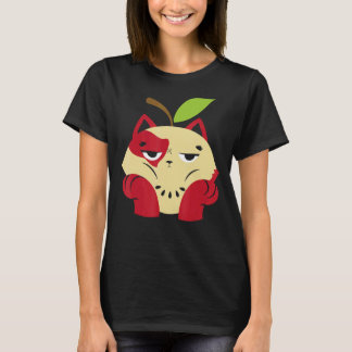 Camiseta Apple Cat Apple Picing Squad Apple Fruta