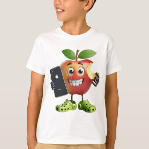 Camiseta Apple com um iPhone, por Natasha Us