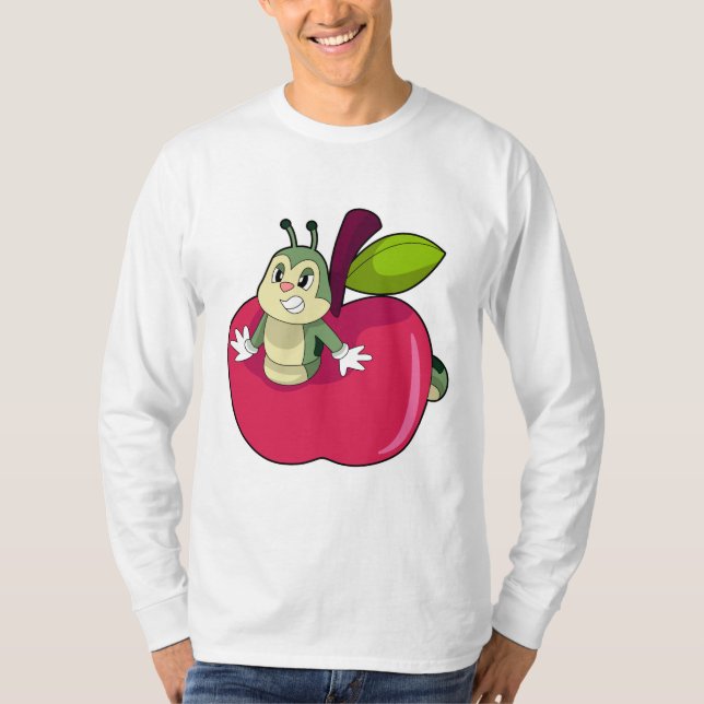 Camiseta Apple da lagarta (Frente)