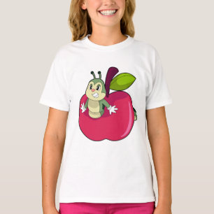Camiseta Apple da lagarta