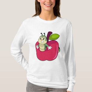Camiseta Apple da lagarta