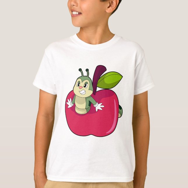 Camiseta Apple da lagarta (Frente)