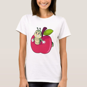 Camiseta Apple da lagarta