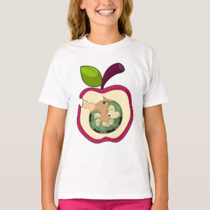 Camiseta Apple De Dormência Da Lagarta