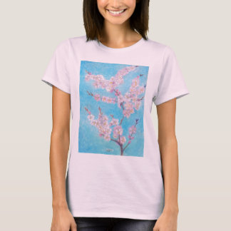Camiseta Apple floresce