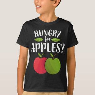 Camiseta Apple Fome Por Maçãs Frutas Engraçadas Sobre Vegan