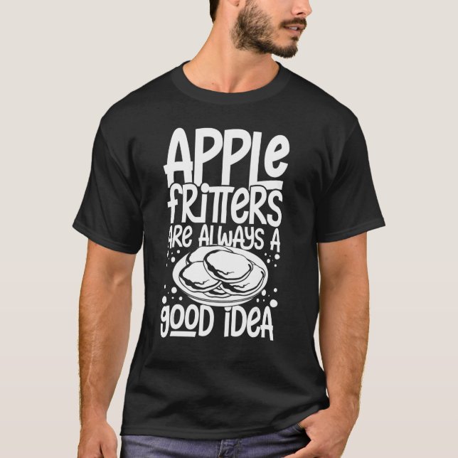 Camiseta Apple Fritter Recebe Rosquinha Bread Gluten Free V (Frente)