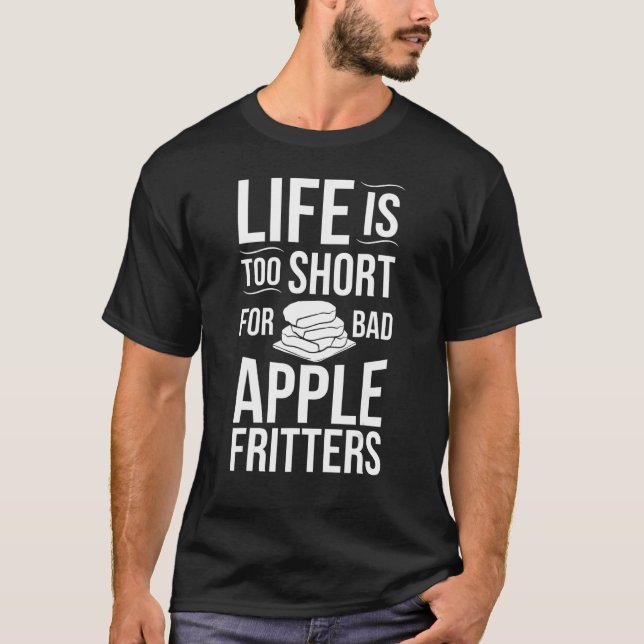 Camiseta Apple Fritter Recebe Rosquinha Bread Gluten Free V (Frente)
