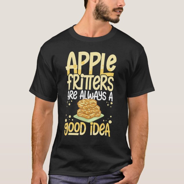 Camiseta Apple Fritter Recipes Donuts Bread Gluten Free Veg (Frente)