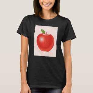 Camiseta Apple Fruta Comida Vegan Vitaminas Fruta Apple